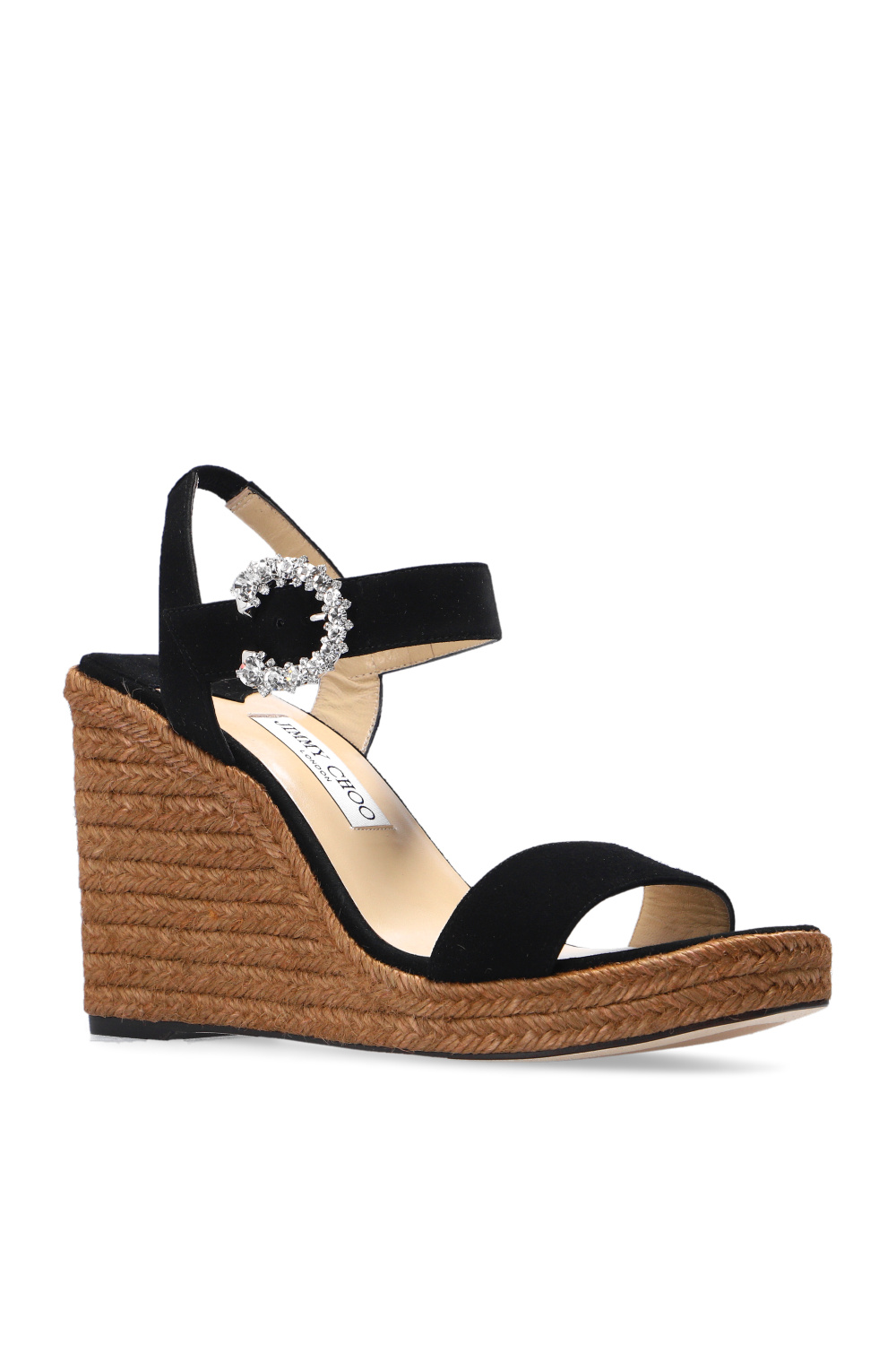 Jimmy choo sale black wedge sandals